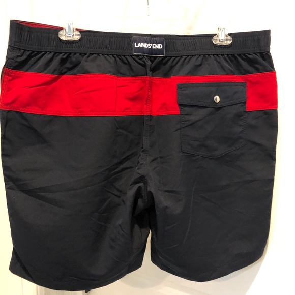 Men’s Lands End Bathing Suit - Picture 2 of 3